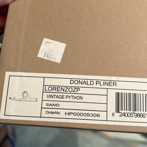 Donald Pliner python sandal Gold - Picture 9 of 13